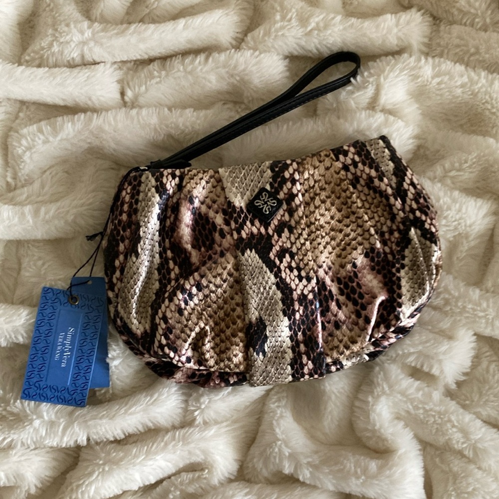 NWT Simply Vera Vera Wang SV Nicole Wristlet